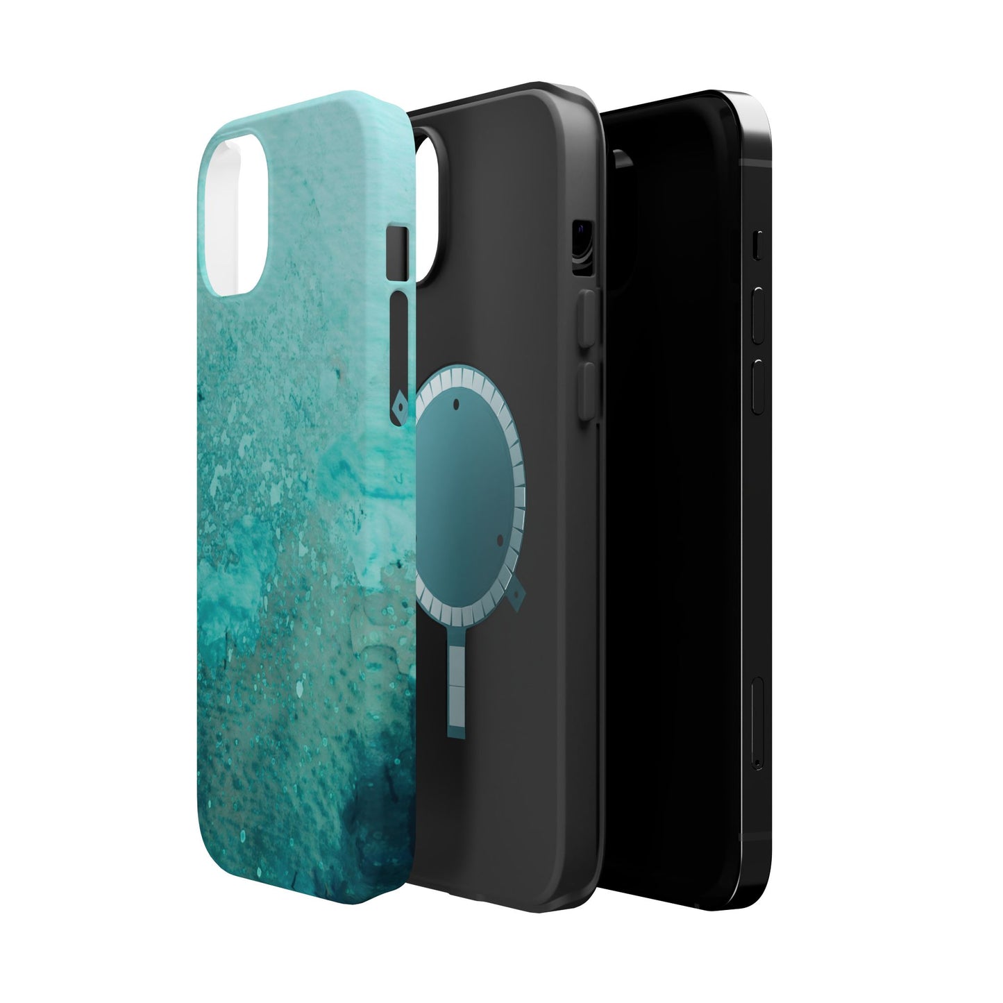 Wireless-Charging Compatible Case – Sea Glass