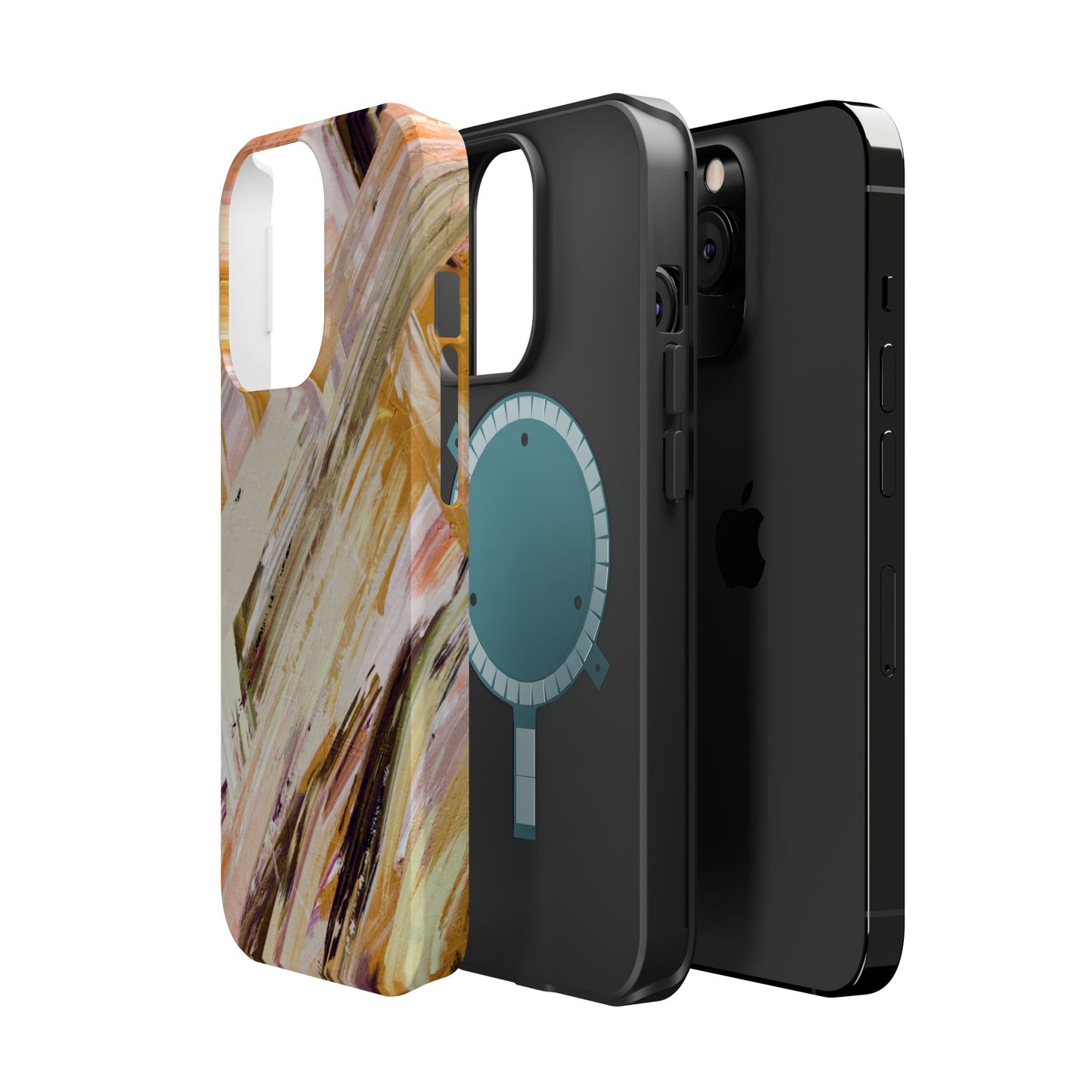 Wireless-Charging Compatible Case – Brush & Bronze