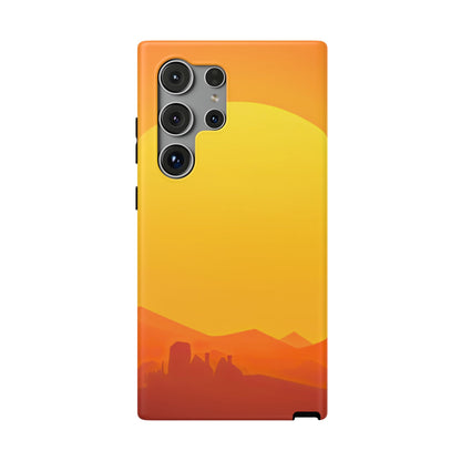 Impact-Resistant Phone Case – Desert Sunrise