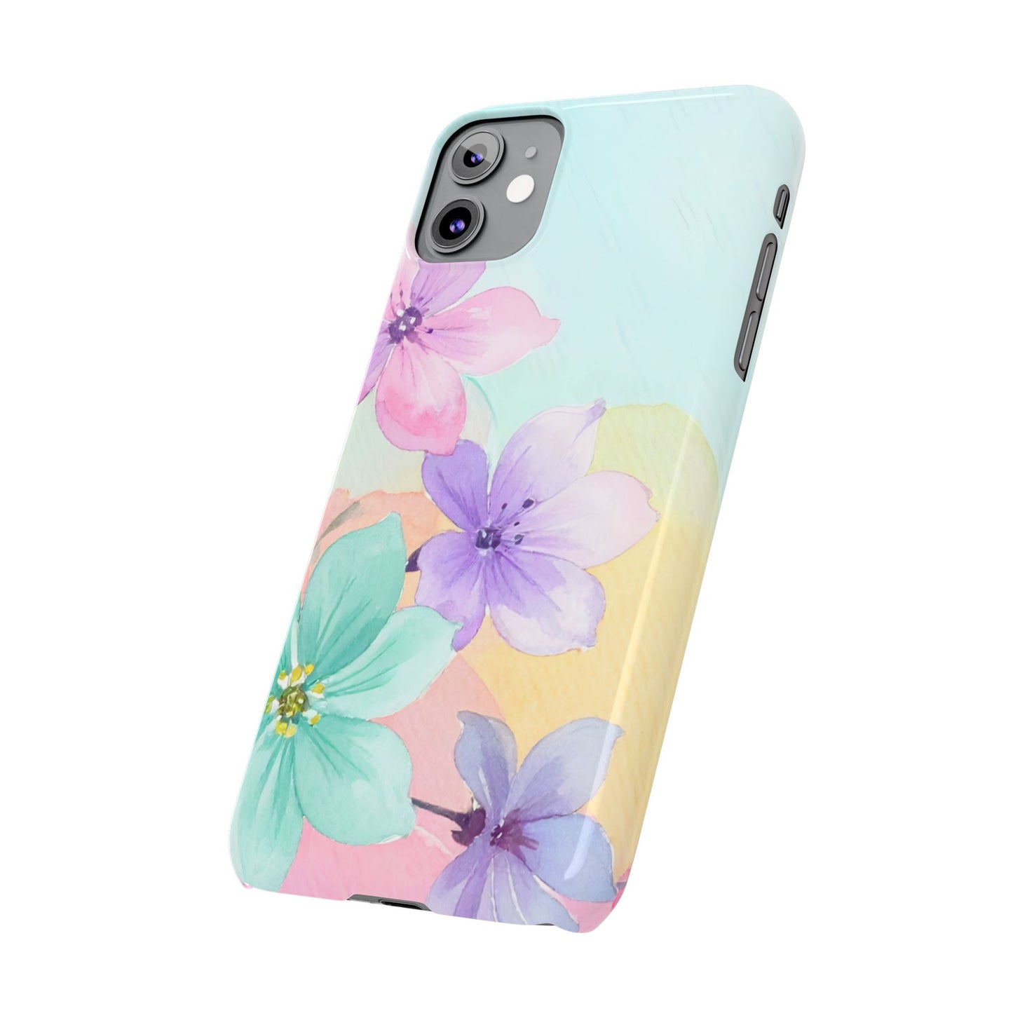 Slim Phone Case – Water Petal
