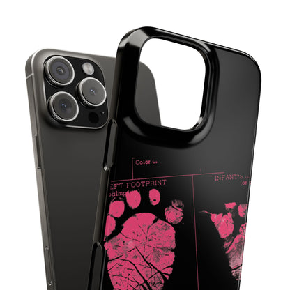 Snap Phone Case – Mom’s Little Pink Footprints
