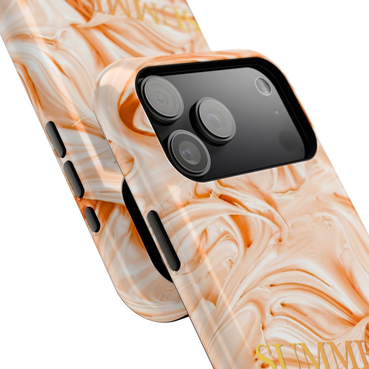 Impact-Resistant Phone Case – Peach Sorbet