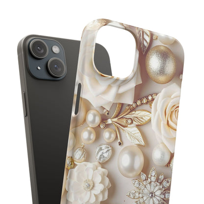 Snap Phone Case – Ivory Opulence
