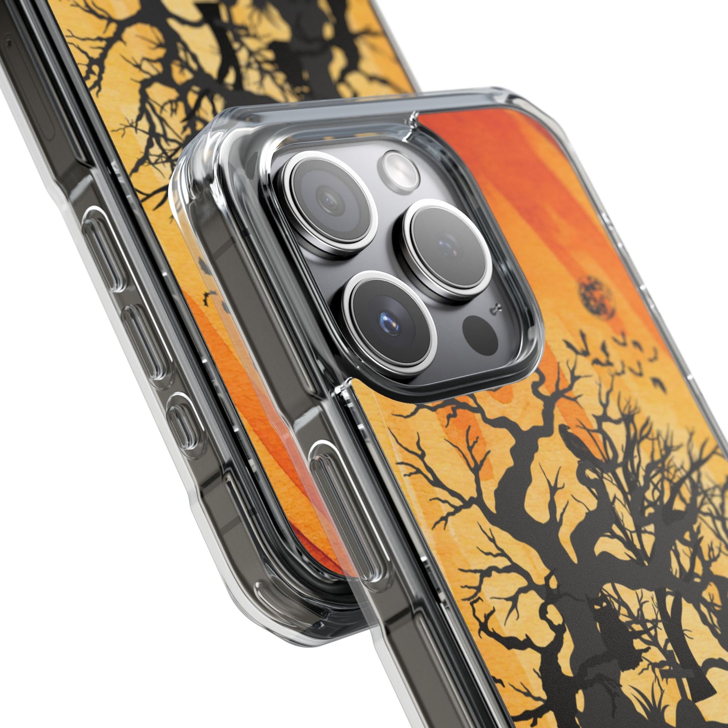 Clear Magnetic Phone Case – Hollow Night