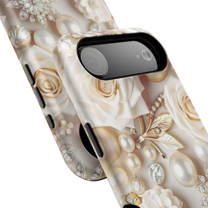 Impact-Resistant Phone Case – Ivory Opulence