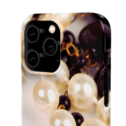 Snap Phone Case – Noir Pearl
