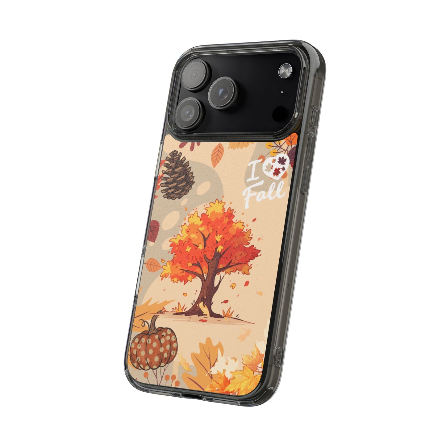 Clear Phone Case – Fall in Love
