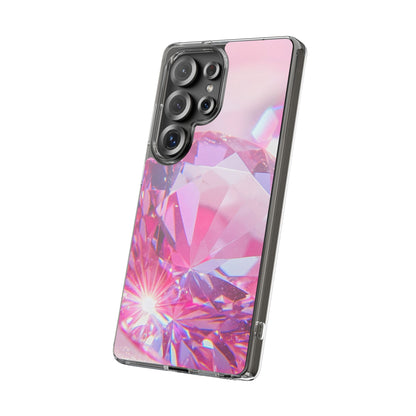 Clear Phone Case – Pink Ice