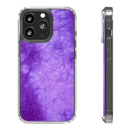 Clear Phone Case – Neon Dusk
