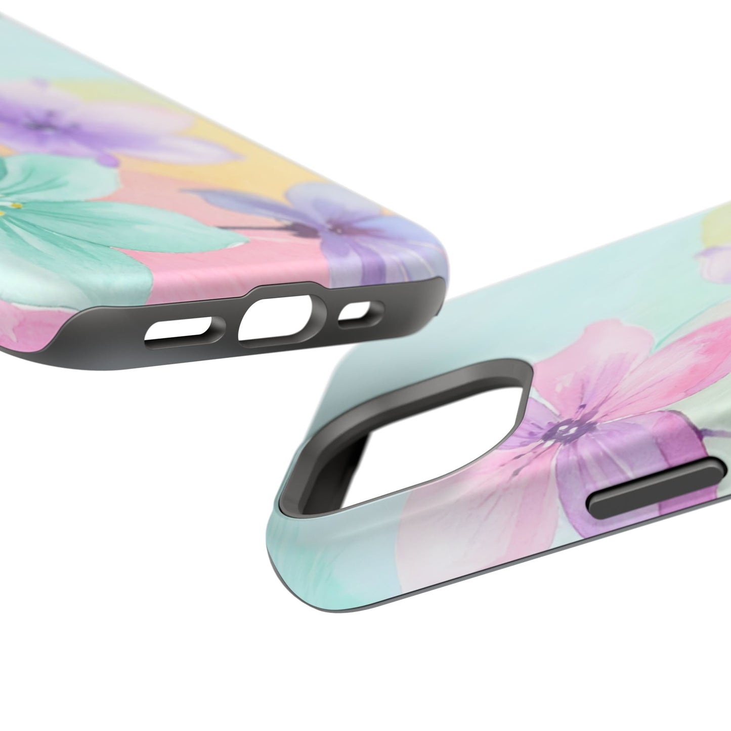 Impact-Resistant Phone Case – Water Petal