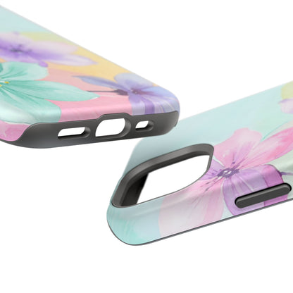 Impact-Resistant Phone Case – Water Petal
