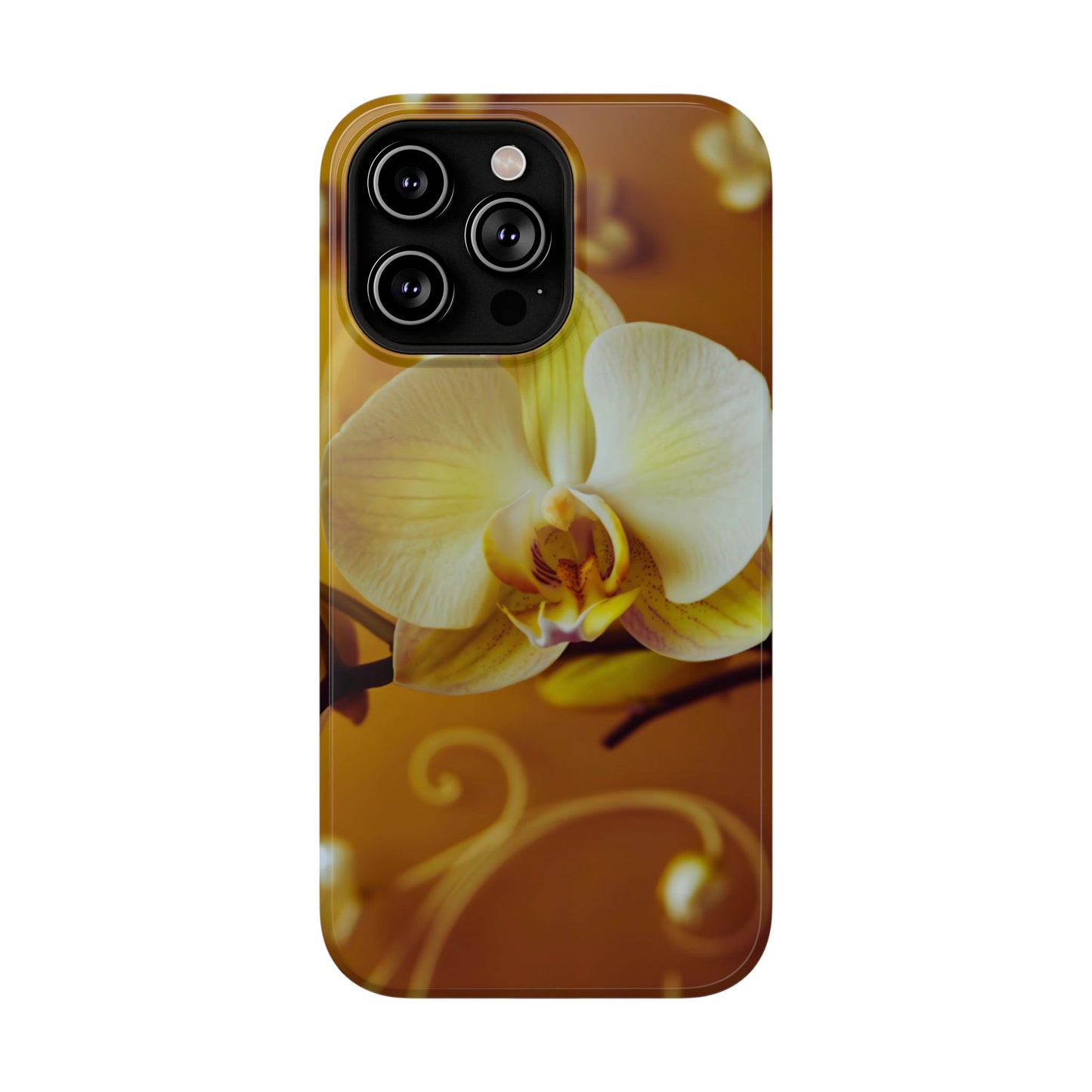 Protective Phone Case – Amber Orchid