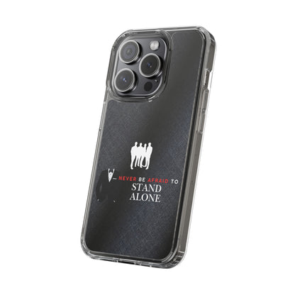 Clear Phone Case – Stand Alone