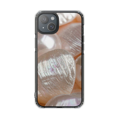 Clear Magnetic Phone Case – Blush Pearl