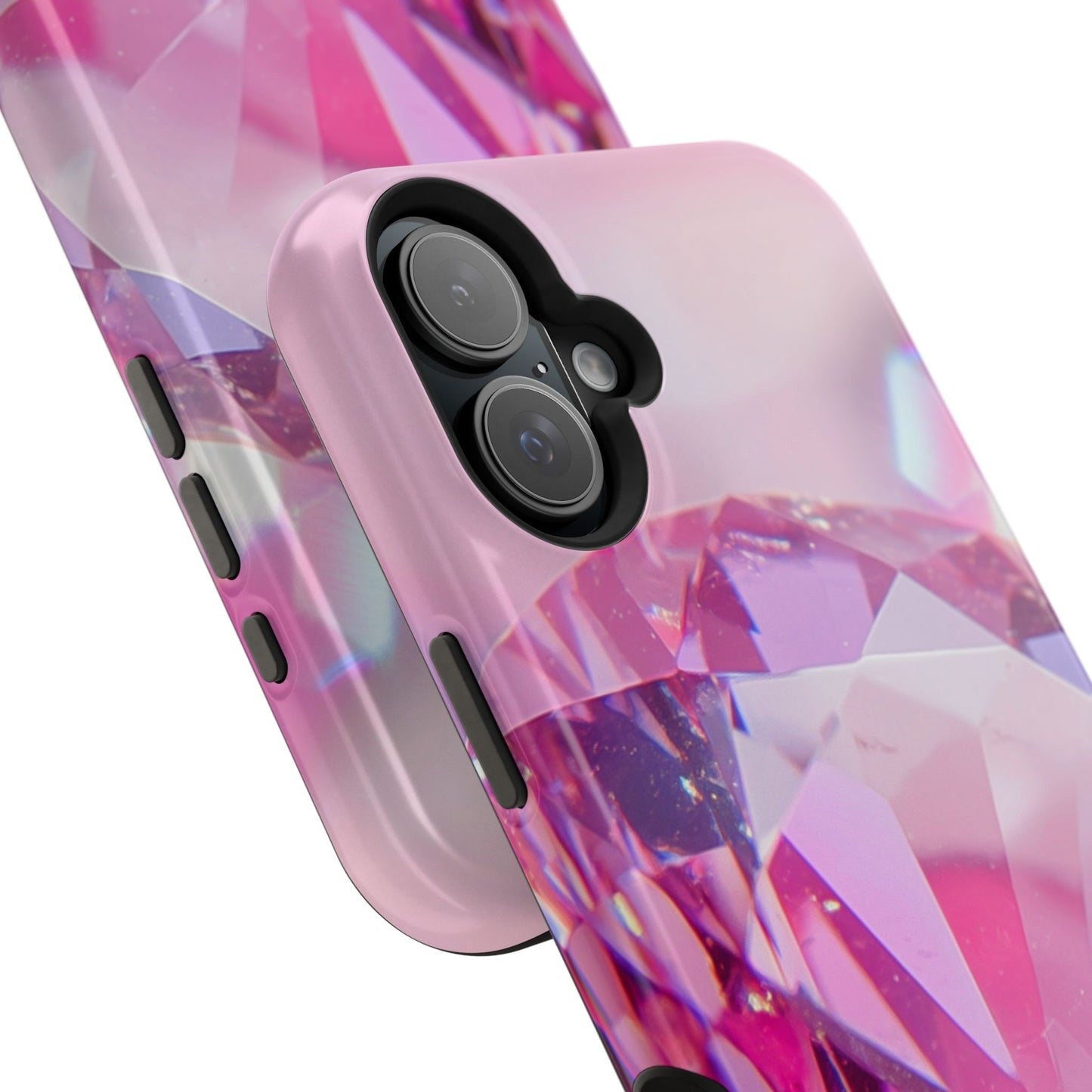 Impact-Resistant Phone Case – Pink Ice