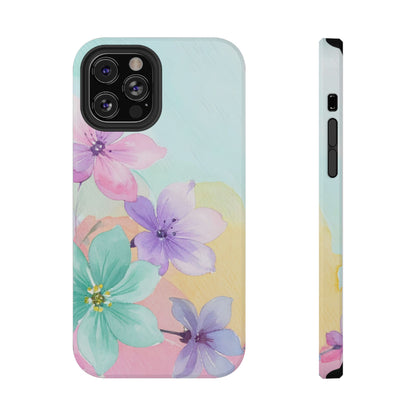Impact-Resistant Phone Case – Water Petal