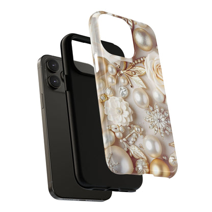 Protective Magnetic Phone Case – Ivory Opulence