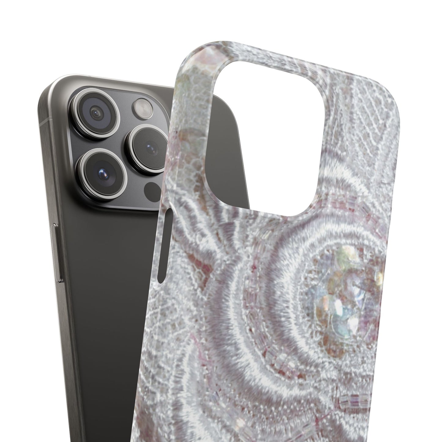 Snap Phone Case – Lace Veil