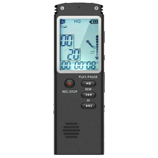 32G Voice Activated Mini Digital Sound Audio Recorder Dictaphone MP3 Player