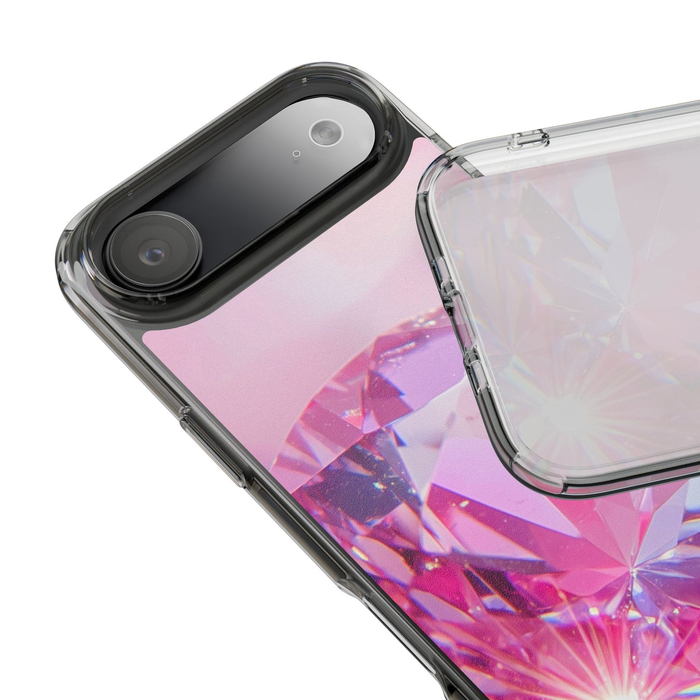 Clear Phone Case – Pink Ice