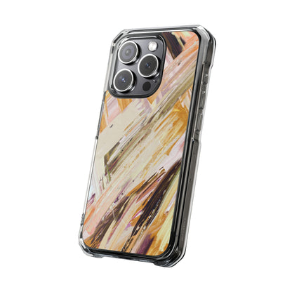 Clear Magnetic Phone Case – Brush & Bronze