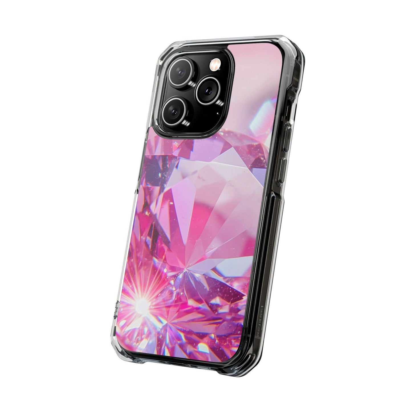 Clear Magnetic Phone Case – Pink Ice