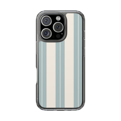 Clear Phone Case – Coastal Stripe