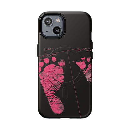 Protective Magnetic Phone Case – Mom’s Little Pink Footprints