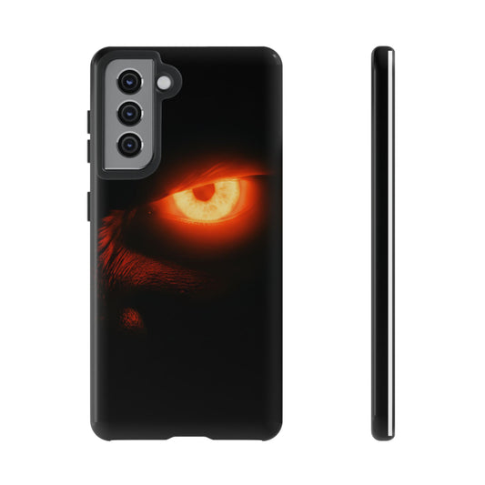 Protective Phone Case – Blazing Monster Eyes