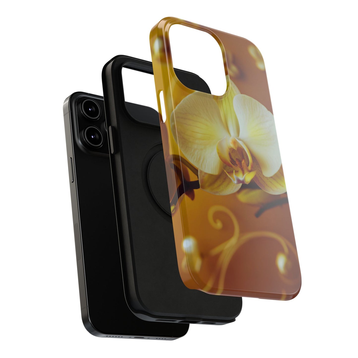 Protective Phone Case – Amber Orchid