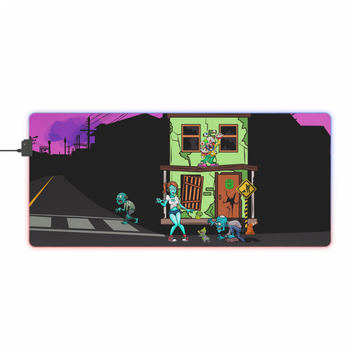 Gaming LED Desk Mat – Dead End