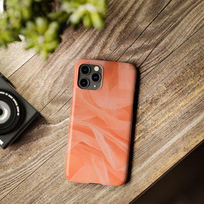 Slim Phone Case – Coral Veil