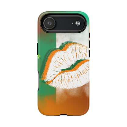 Dual-Layer Phone Case – Irish Lip St. Patrick’s Day Design