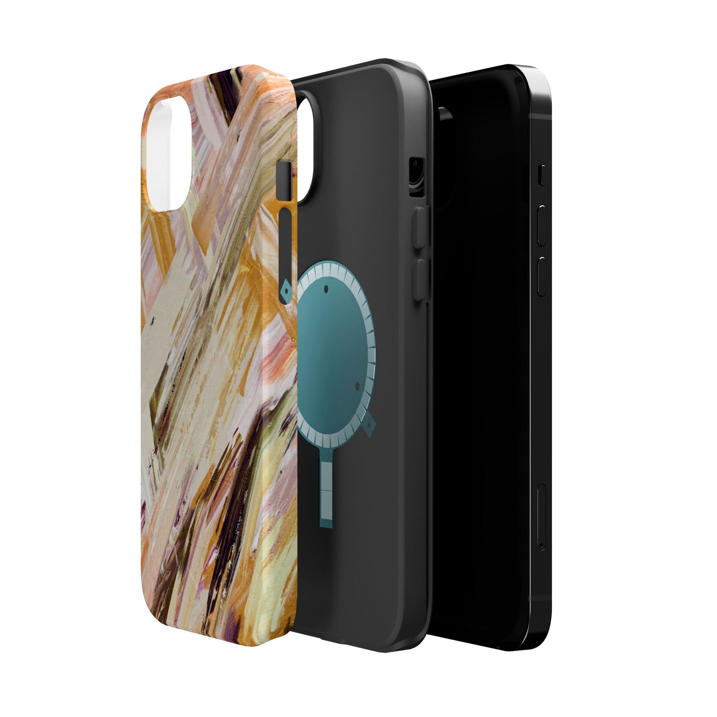 Wireless-Charging Compatible Case – Brush & Bronze