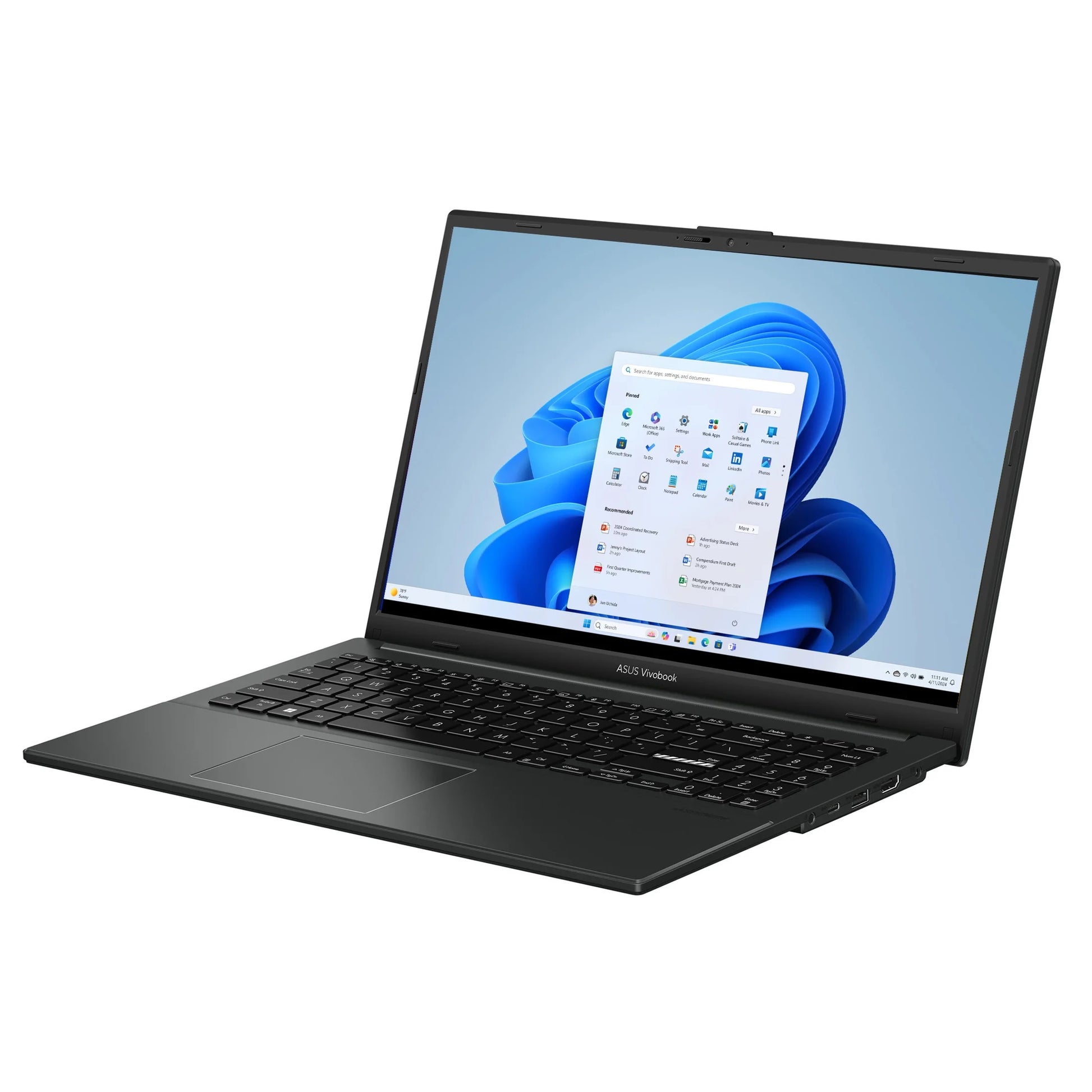 Vivobook Go 15.6” Laptop, Intel I3-N305, 8GB, 128GB UFS, Win 11 Home in S Mode, Black, E1504GA-WB31