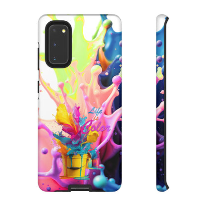 Color Splash Phone Case — “Life in Color” Protective Tough Case