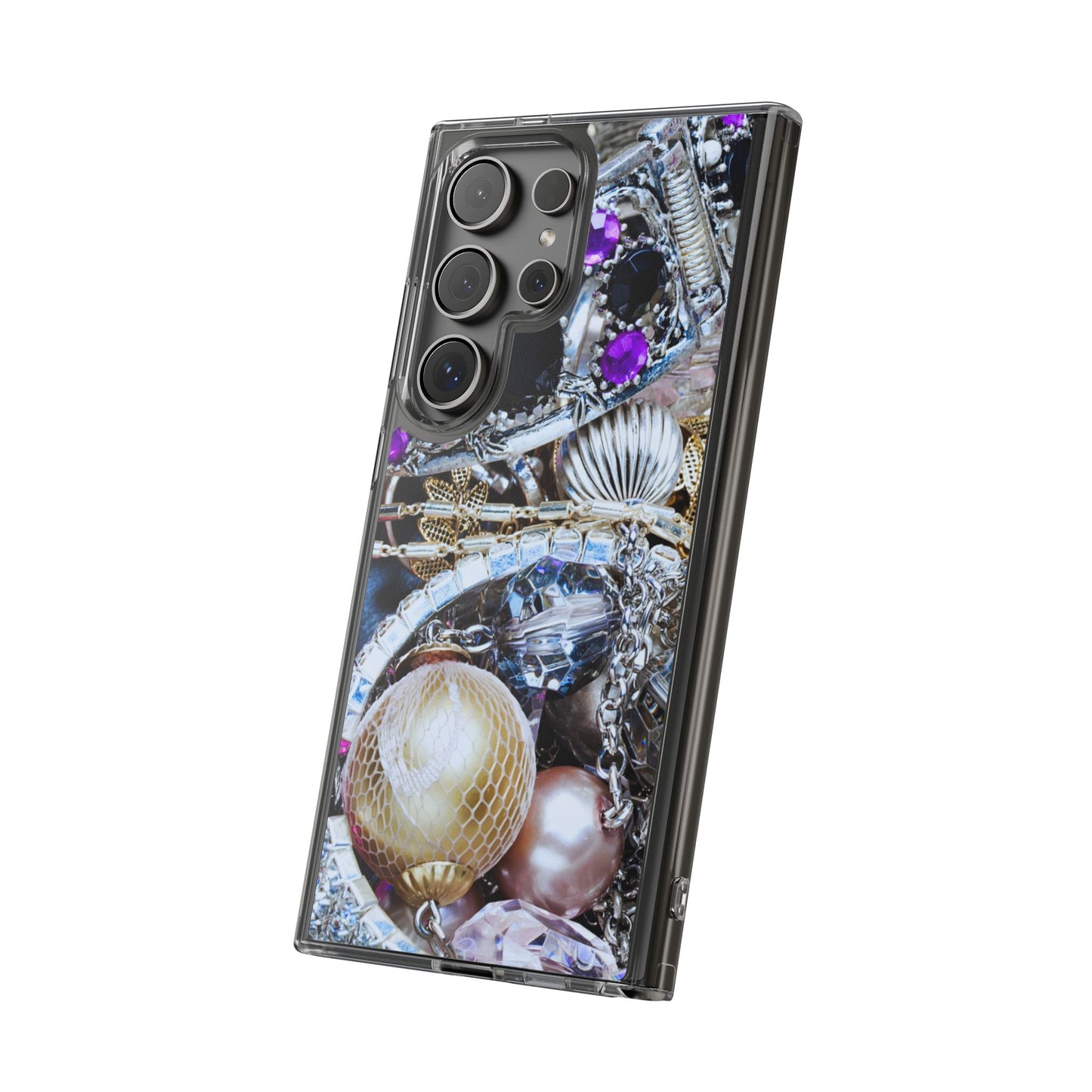 Clear Phone Case – Chrome Jewel