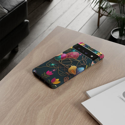 Protective Phone Case – Jeweled Garden