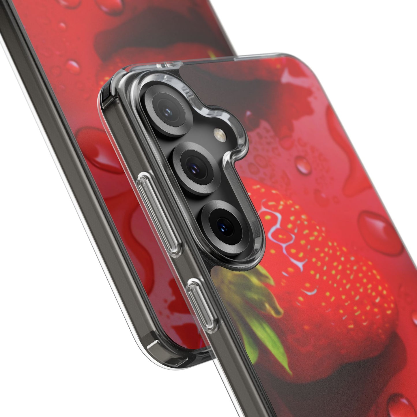Clear Phone Case – Strawberry Drip