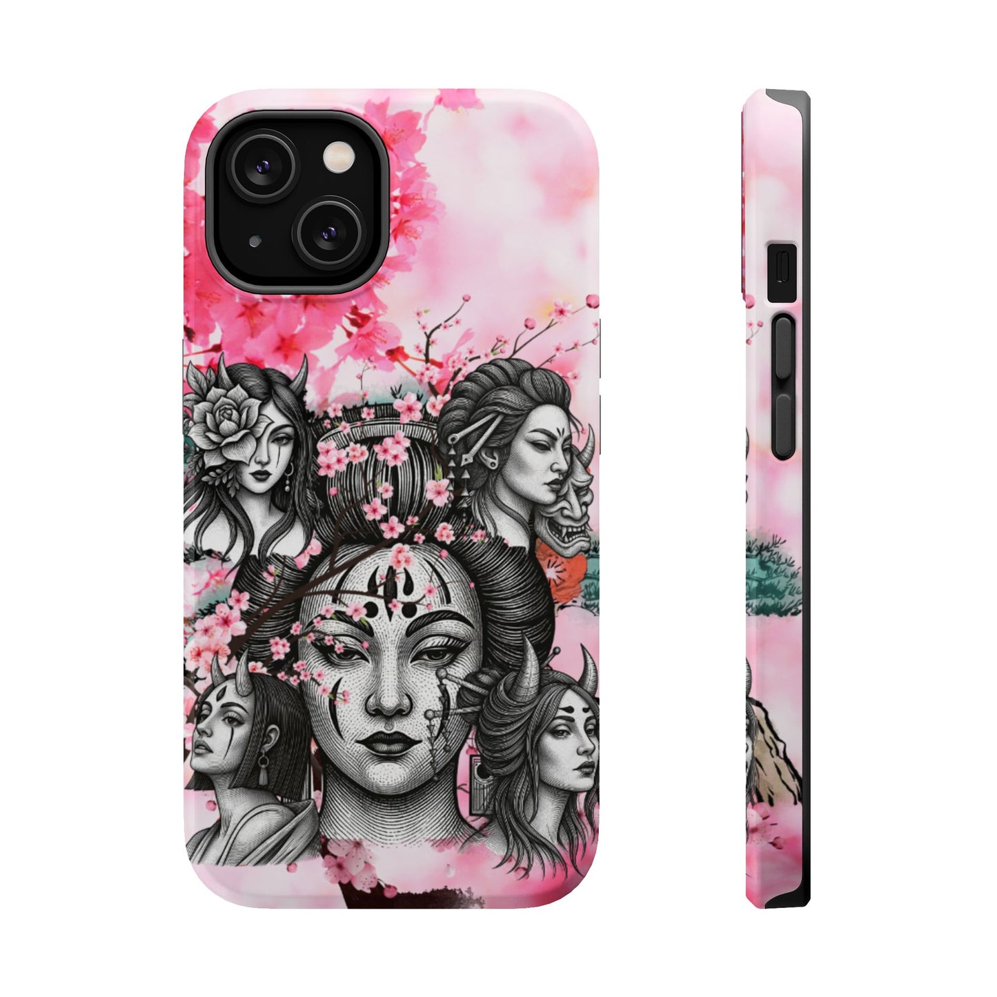 Wireless-Charging Compatible Case – Blossom & Thorn