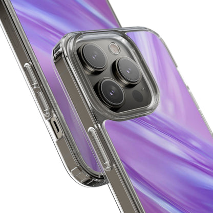 Clear Phone Case – Lavender Wave