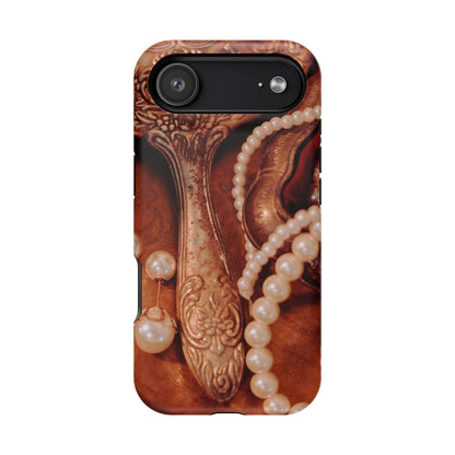 Impact-Resistant Phone Case – Bronze Vanity