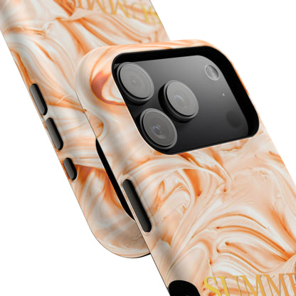 Impact-Resistant Phone Case – Peach Sorbet
