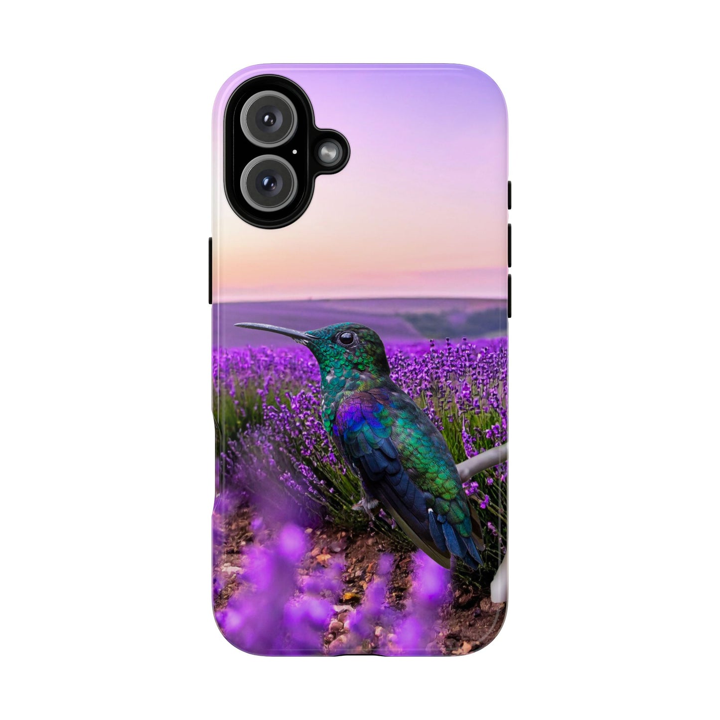 Protective Phone Case – Hummingbird Reverie