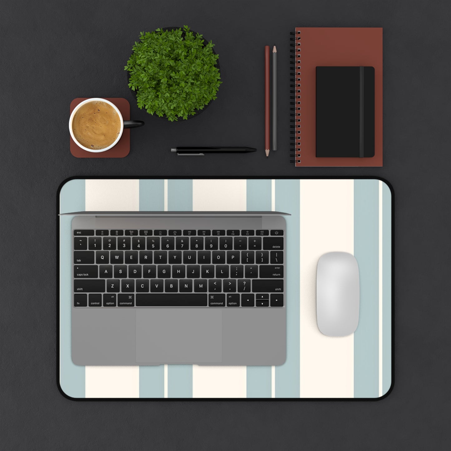 Desk Mat – Coastal Stripe