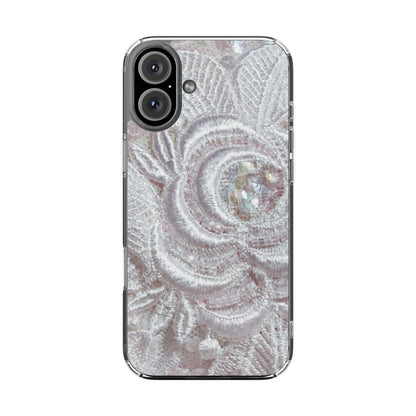 Clear Phone Case – Lace Veil