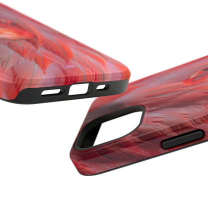 Impact-Resistant Phone Case – Scarlet Plume