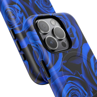 Protective Magnetic Phone Case – Midnight Bloom