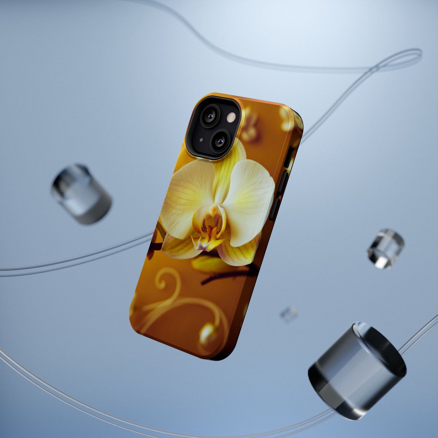 Protective Phone Case – Amber Orchid