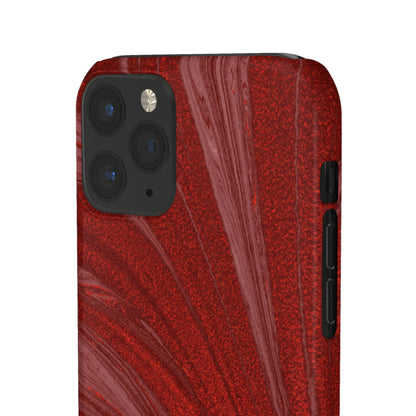 Snap Phone Case – Crimson Current